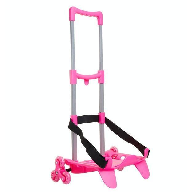 be box be box carrello portazaino trolley 3 ruote colore rosa - foto 2