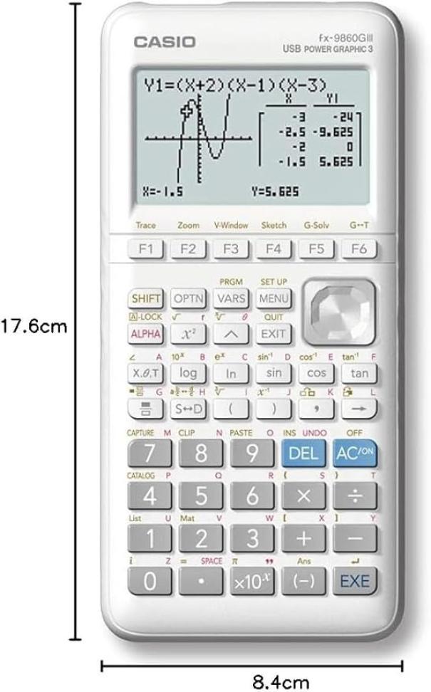 casio casio calcolatrice grafica fx-9860giii 10+2 cifre 2900 funzioni - foto 3