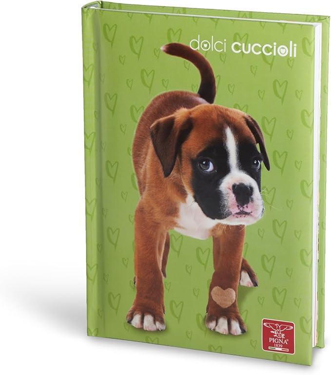 pigna pigna diario 12 mesi non datato dolci cuccioli 13,2x18,3cm 3 fantasie assortite - foto 4