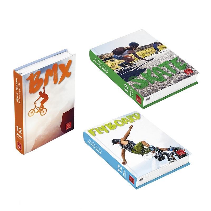 pigna pigna diario 12 mesi non datato sport 13,2x18,3cm 3 fantasie assortite - foto 1