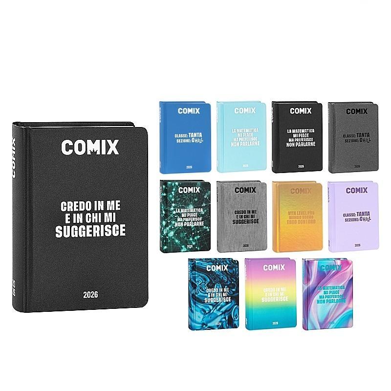 panini comix agenda diario mini 2025/26 16 mesi datato 11x15,3cm fantasie assortite - foto 1