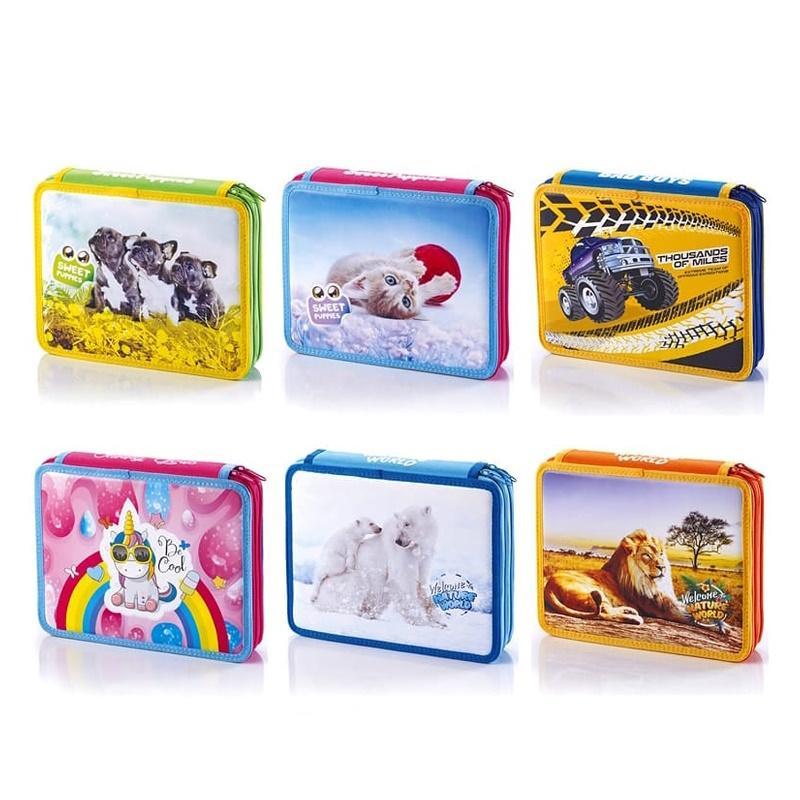 favorit favorit astuccio grande con 2 zip completo fantasia - foto 1