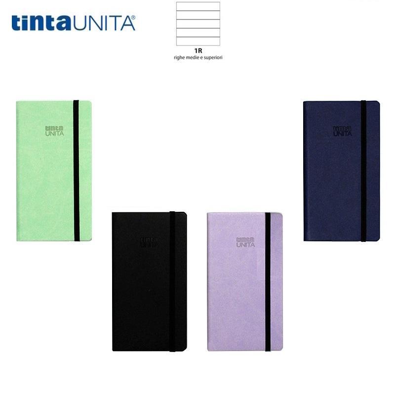 tinta unita tinta unita taccuino con elastico 1rigo 9x14cm colori assortiti - foto 1