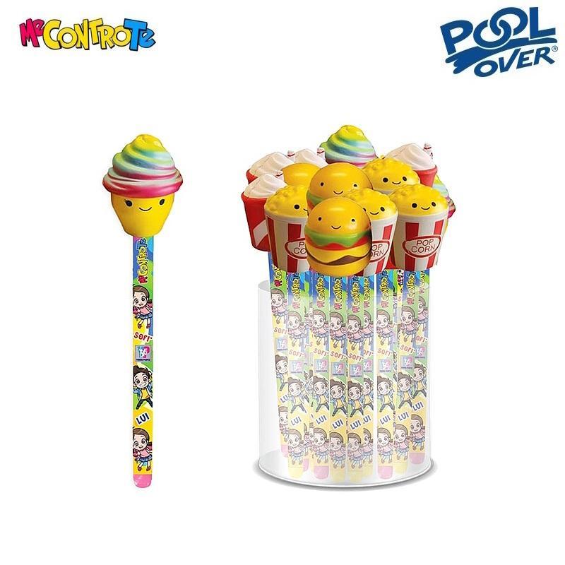 tinta unita tinta unita 12pz penna me contro te con squishy antistress - foto 1