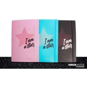 Cartellina con elastico glamour  in ppl 25x35cm colori assortiti 50120