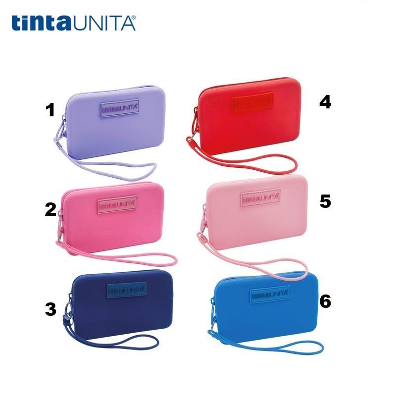 tinta unita borsellino bustina in silicone con laccio excellent tinta unita piccola 14,5x8,5x2,5cm colori assortiti 60306 - foto 1