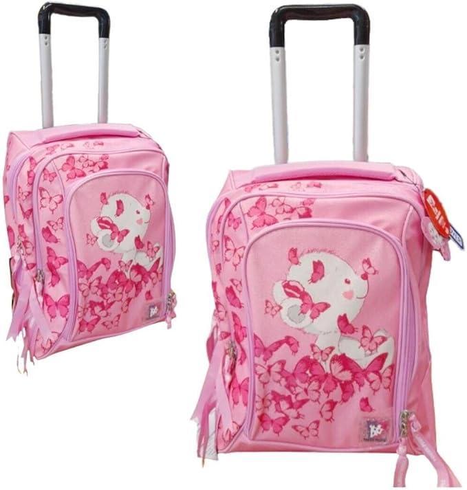 tinta unita zaino trolley dream orsetto glamour young people tinta unita 35x22x47cm - foto 1