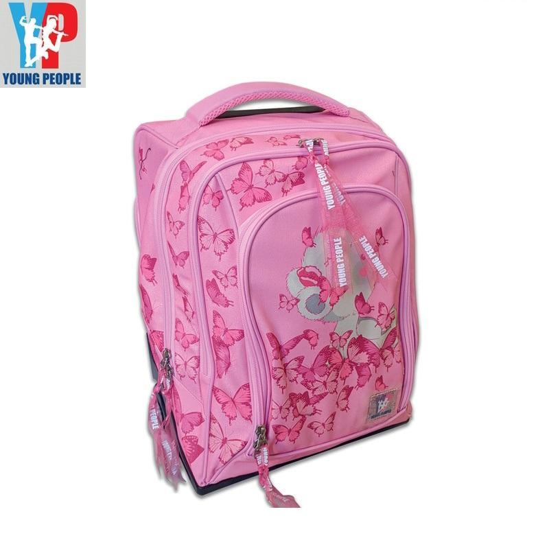 tinta unita zaino trolley dream orsetto glamour young people tinta unita 35x22x47cm - foto 5