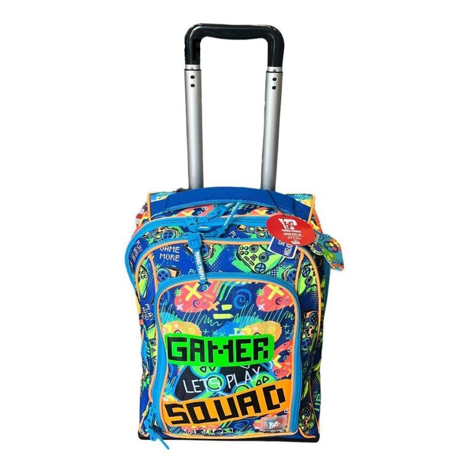 tinta unita zaino trolley dream gamer young peolple tinta unita 35x22x47cm - foto 1