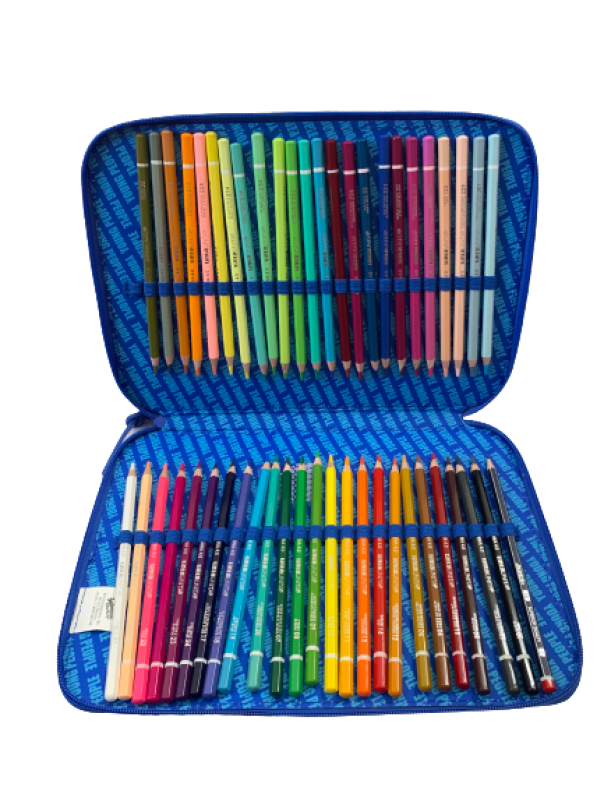 tinta unita maxi astuccio 48pz con tracolla gamer boy tinta unita young people blu 60419 21,5x32x2,5cm - foto 2