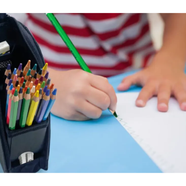 tinta unita astuccio empire nero tinta unita 36 pastelli+accessori 60894 - foto 2