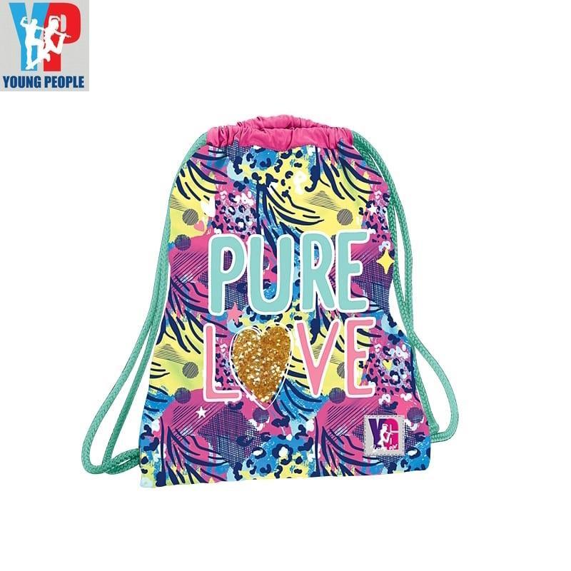 tinta unita sakky bag pure love sacca young people tinta unita 30x40cm 51045 - foto 1