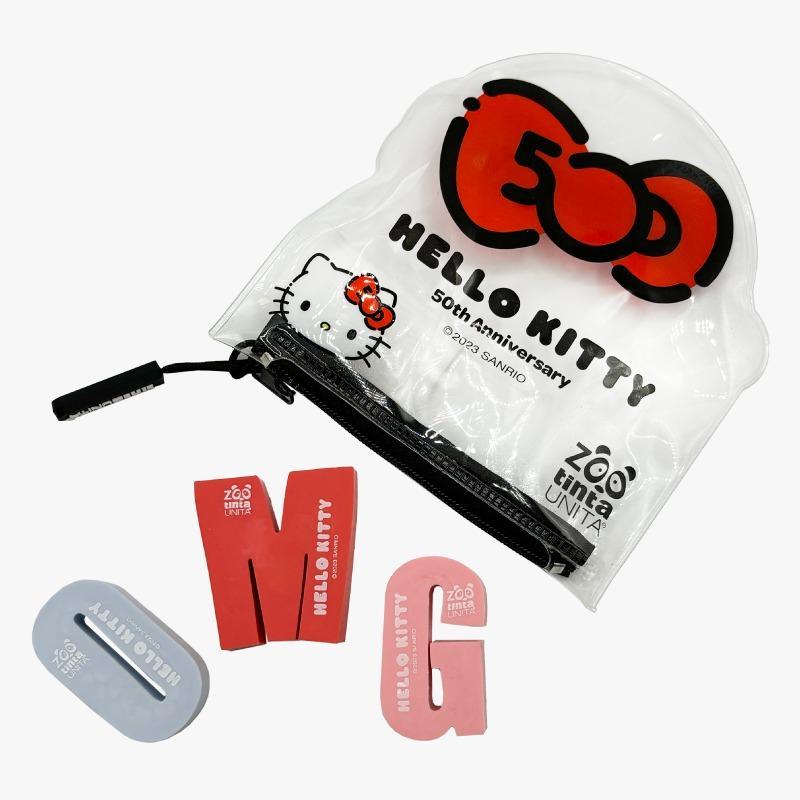 tinta unita tinta unita hello kitty set 3 mini gomme per matite - foto 1
