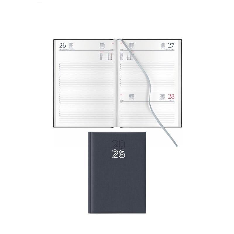 notabene notabene agenda giornaliera caribe 2026 14,5x20,5cm blu sab/dom abbinati - foto 1