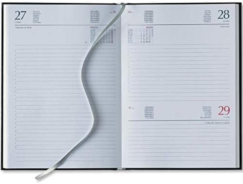 notabene notabene agenda giornaliera gommato 2026 14,5x20,5cm blu sab/dom abbinati - foto 2