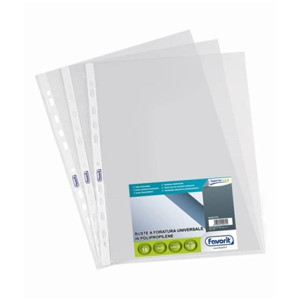 favorit favorit 10 pz buste forate interni listino finitura liscia 35x50 cm - foto 1