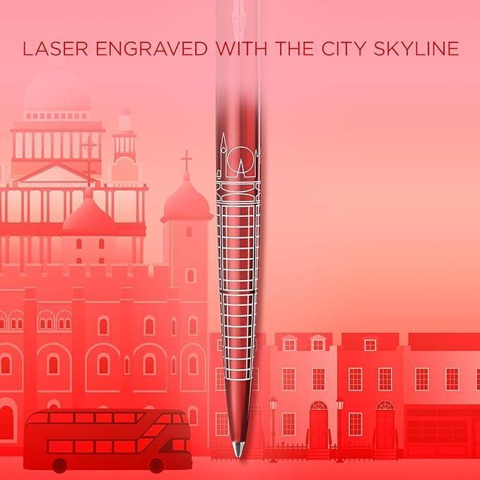 parker parker penna a sfera jotter london edizione speciale punta media inchiostro blu - foto 6