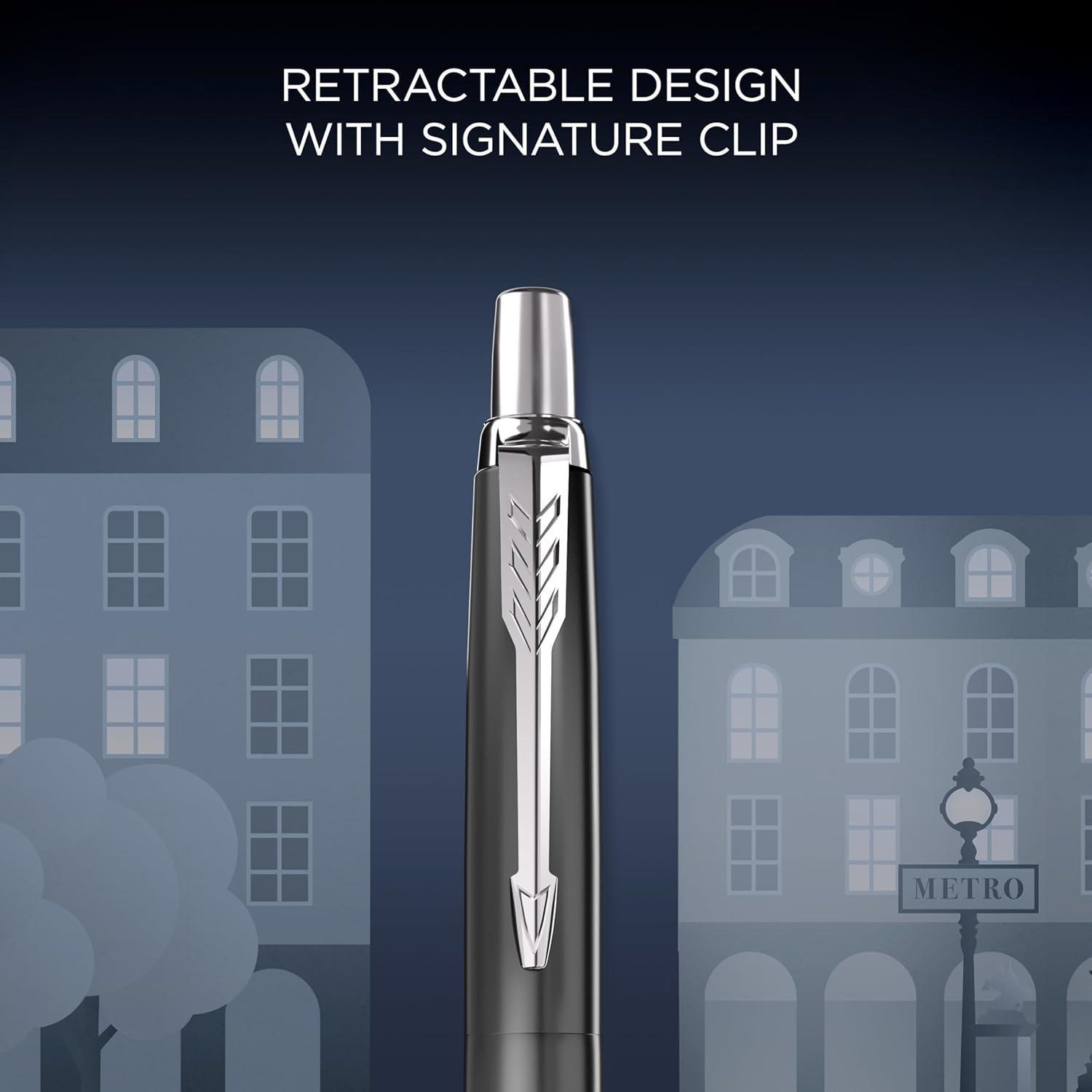 parker parker penna a sfera jotter parigi edizione speciale punta media inchiostro blu - foto 3