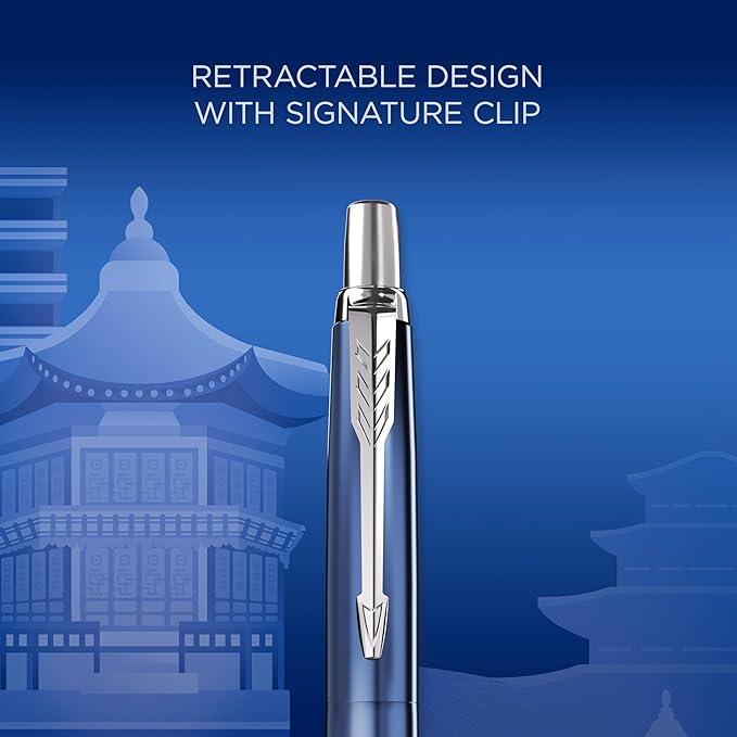 parker parker penna a sfera jotter seoul edizione speciale punta media inchiostro blu - foto 5