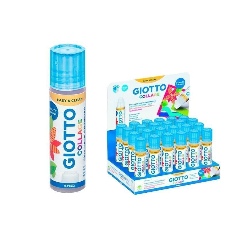 giotto giotto 24 pz colla collage stick liquida trasparente 40 g - foto 1