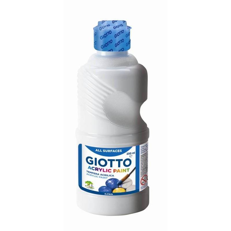 giotto giotto tempera acrilica 250 ml bianco 01 - foto 1