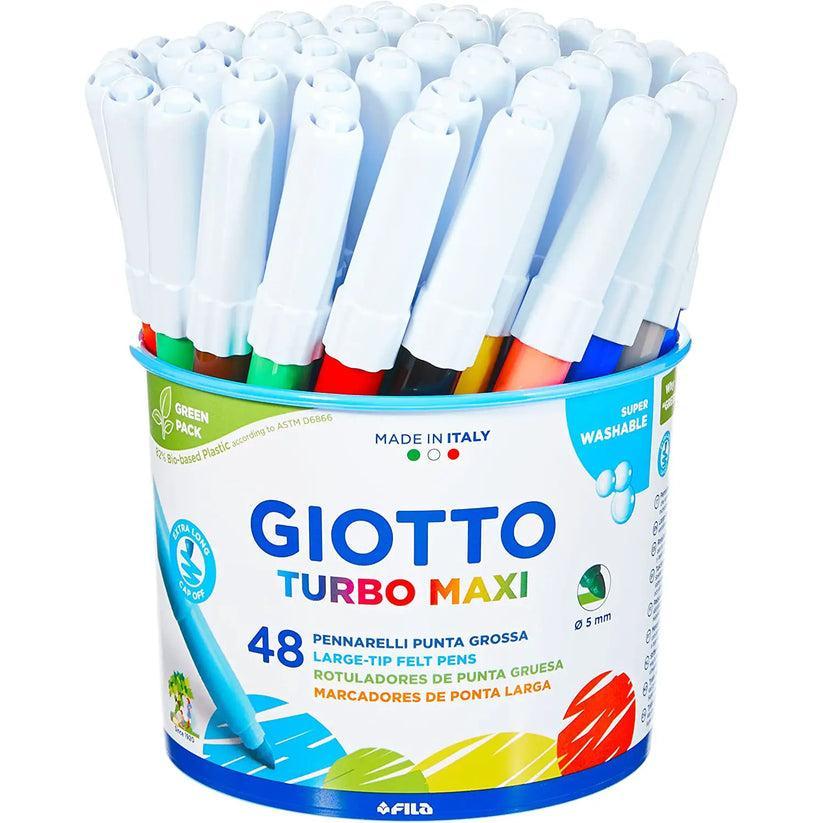 giotto giotto barattolo 48 pz pennarelli turbo maxi tratto 0.5mm - foto 1