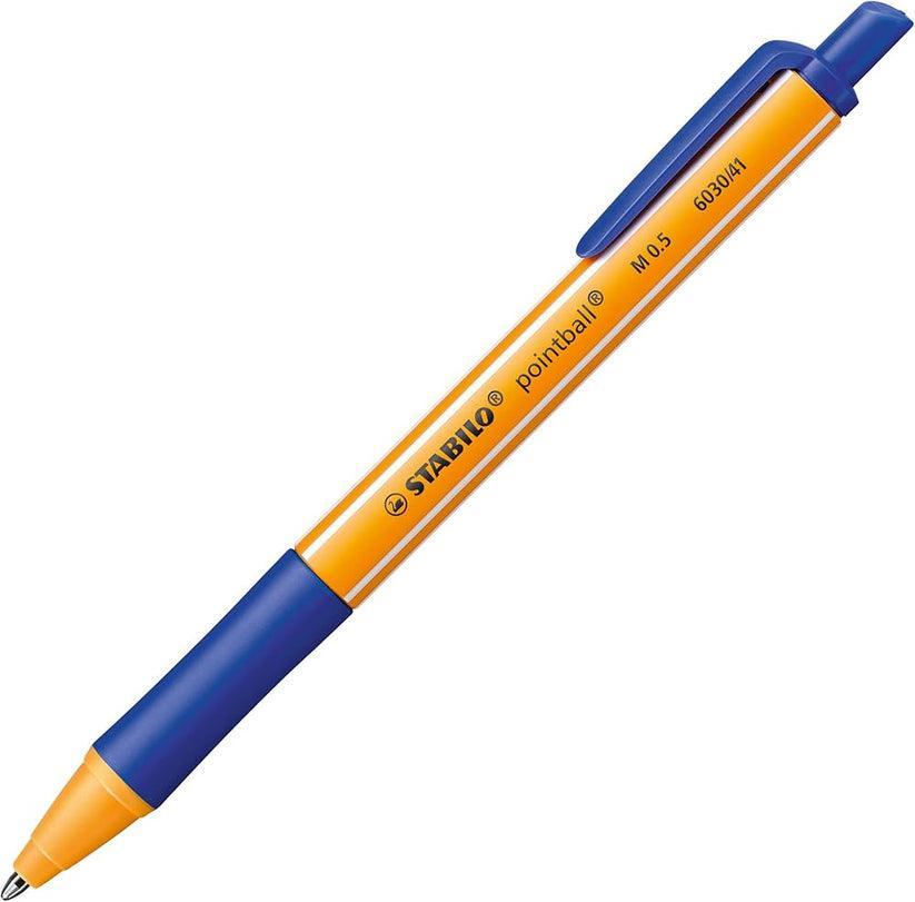 stabilo stabilo penna sfera pointball 6030/41 punta m tratto 0,5 mm blu conf. 10 pz. - foto 1 stabilo stabilo penna sfera pointball 6030/41 punta m tratto 0,5 mm blu conf. 10 pz. - foto 1