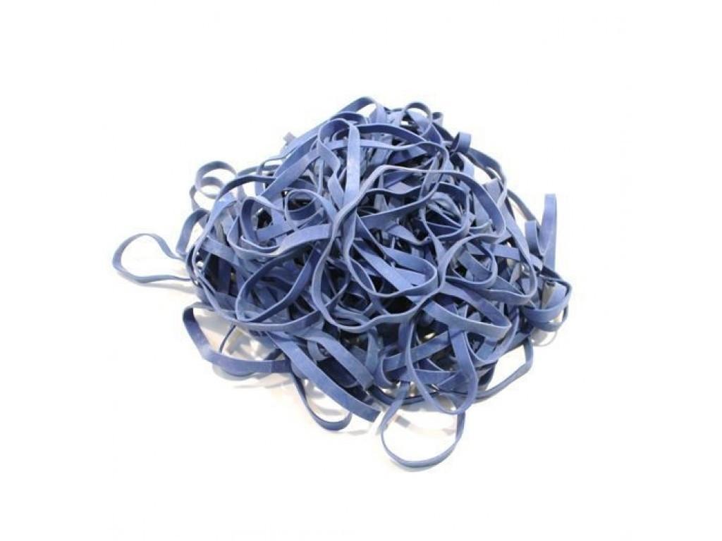 markin markin elastici fettuccia in gomma diametro 160 mm colore blu sacco da 1 kg - foto 2