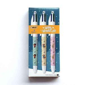 Set 3pz penne a sfera 4 colori winter wonderland