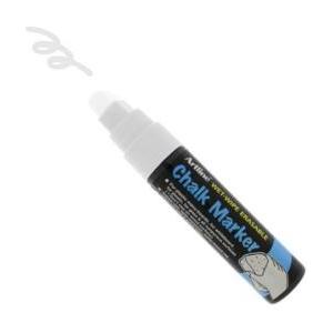 Chalk marker gesso liquido punta grande12 mm colore bianco 6 pz.