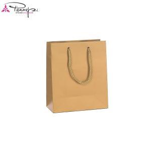 Pnp 12pz buste regalo shopping oro con manico in cordino 29x22x10 cm