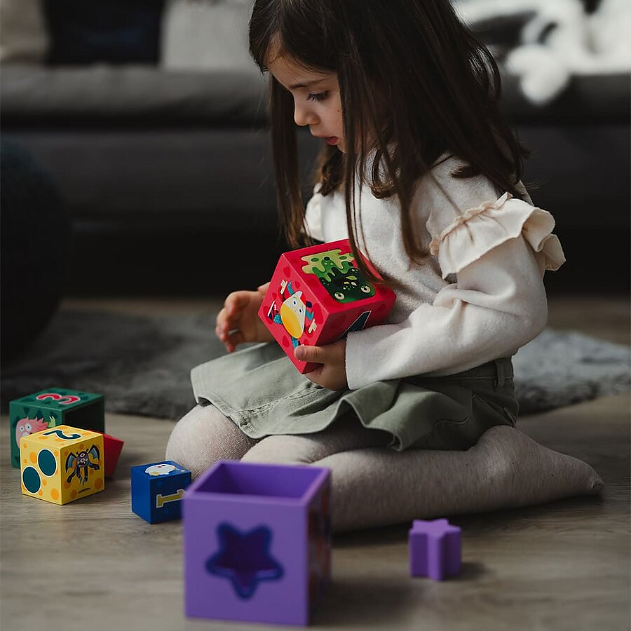 dal negro dal negro cubi attivi in legno 54116 giocattolo educativo - foto 4