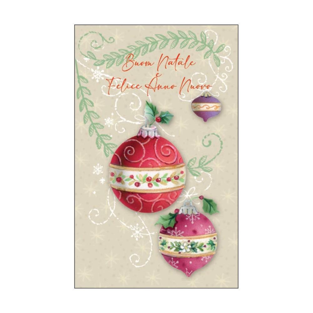 cecami cecami 48pz biglietti auguri buon natale 9x14cm fantasie assortite 50165bn - foto 2