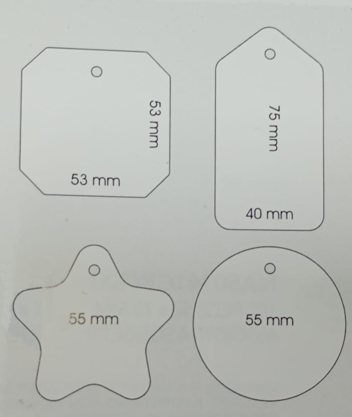 cecami cecami chiudipacco natale dimensioni e fantasie ass. conf. da 100 pz. cod. 50192 - foto 2