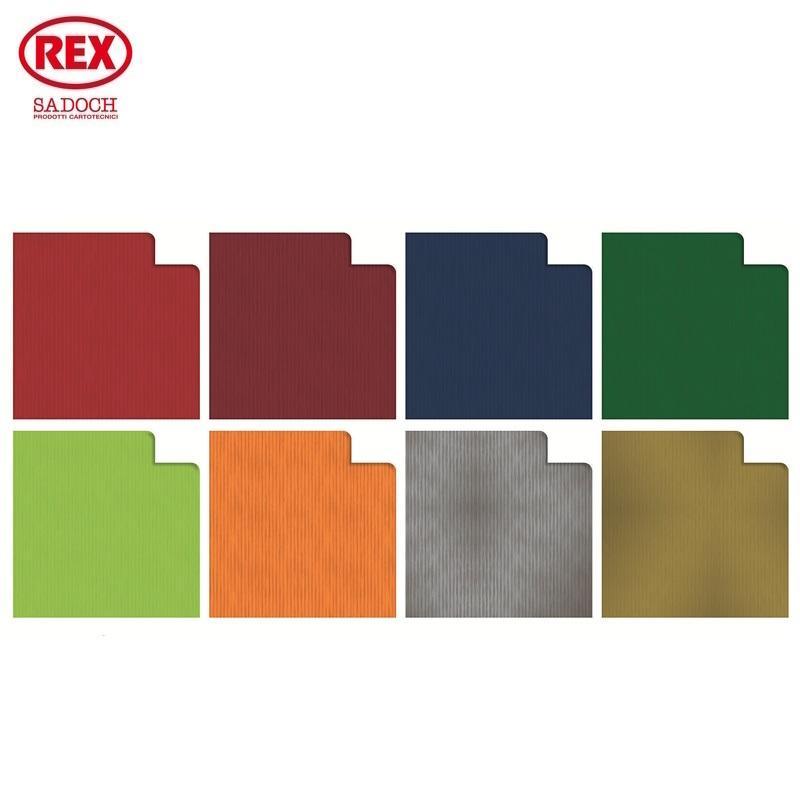 rex rex 50 fogli carta regalo natale ecocolor kraft big 100x140cm colori assortiti - foto 1