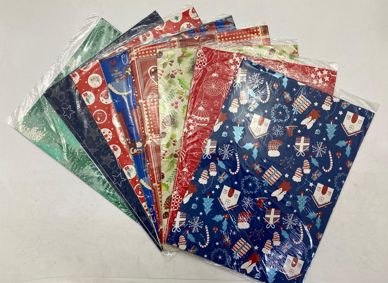 rex rex carta regalo natale 70x100 cm blister da 2 fogli fantasie assortite - foto 1 rex rex carta regalo natale 70x100 cm blister da 2 fogli fantasie assortite - foto 1