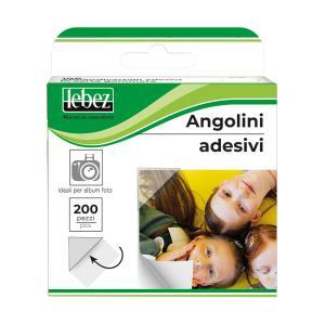 200pz angolini adesivi per foto 1,8x2cm