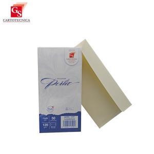 50pz buste da lettera perla avorio 11x12cm 120gr/mq