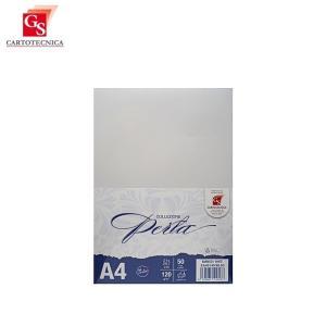 50 fogli perla bianchi a4 (21x29,7cm) 120gr/mq