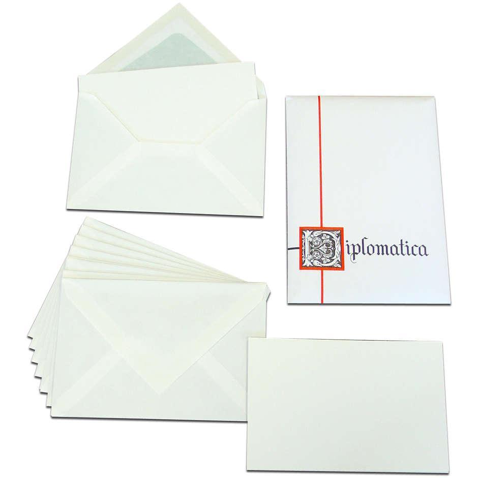 blasetti blasetti 10 buste+10 cartoncini da lettera carta diplomatica 0568 - foto 1