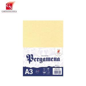 25fogli pergamena avorio senza cornice 29,7x42cm 160gr/mq