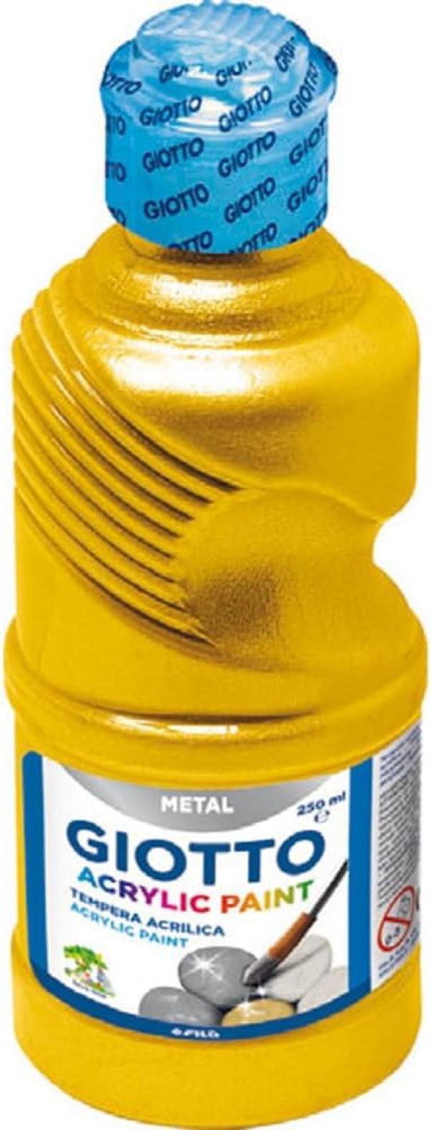 giotto giotto tempera acrilica 250 ml oro - foto 1