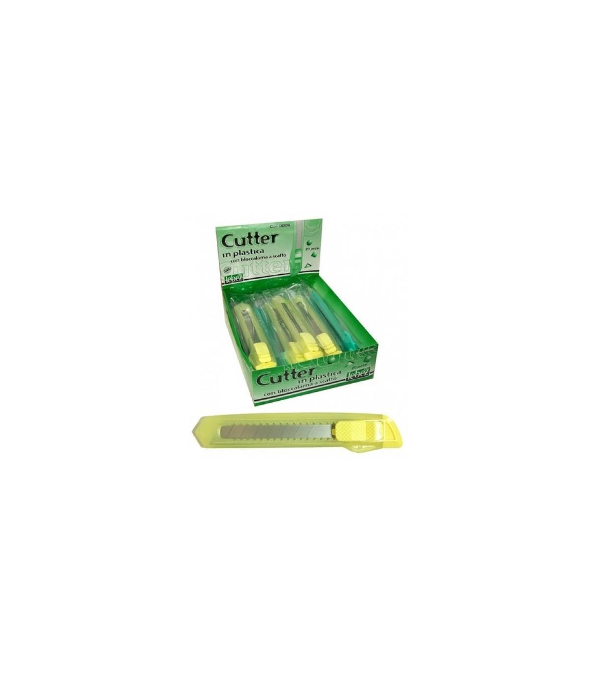 lebez lebez cutter 20pz taglierina lama 18mm con bloccalama col ass - foto 2