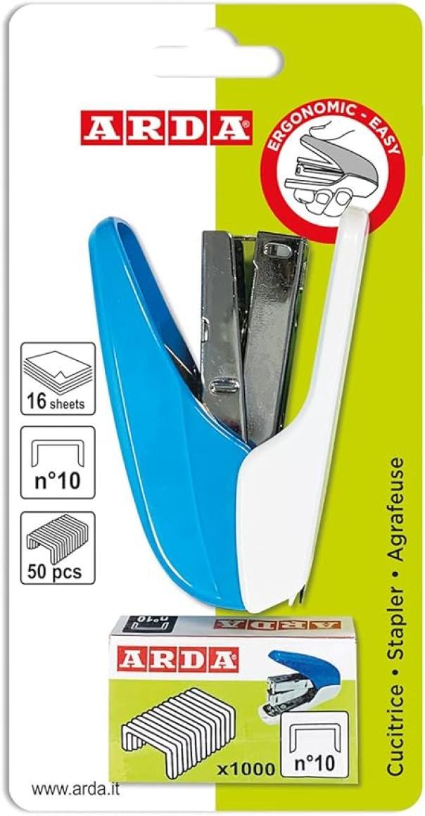 arda arda cucitrice a pinza mini + 1000 punti n.10 colori assortiti - foto 1