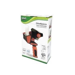 Dispenser tendinastro da imballaggio a lama rientrante