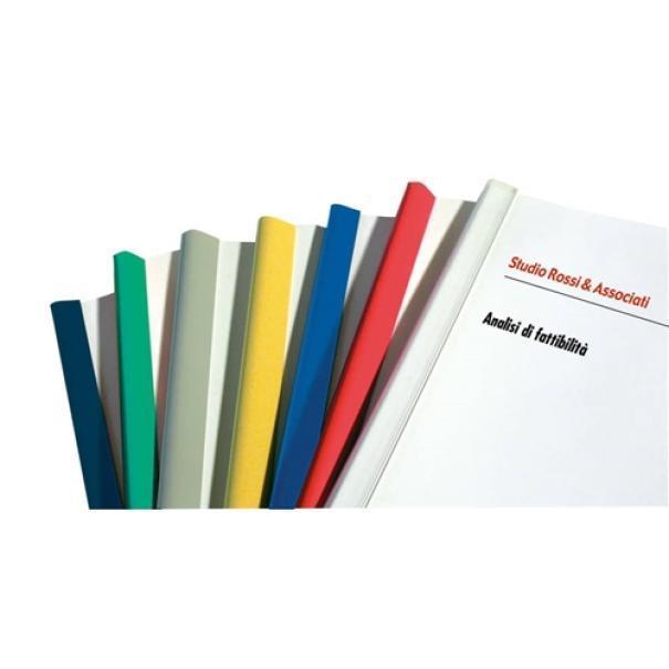 fellowes fellowes bl11 dorsi triangolari in plastica per rilegare diam 11 mm 30 pz bianco - foto 2