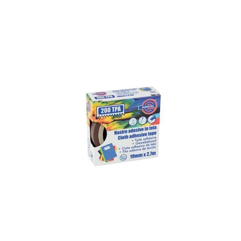 eurocel eurocel nastro adesivo in tela 19mmx2.70mt marrone 200 tpa - foto 1