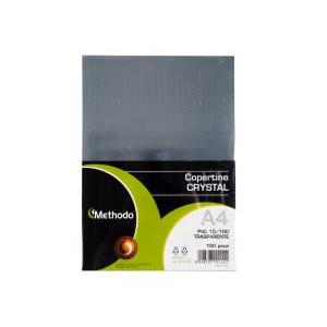100pz copertina crystal trasparente per rilegare a4 150 μm