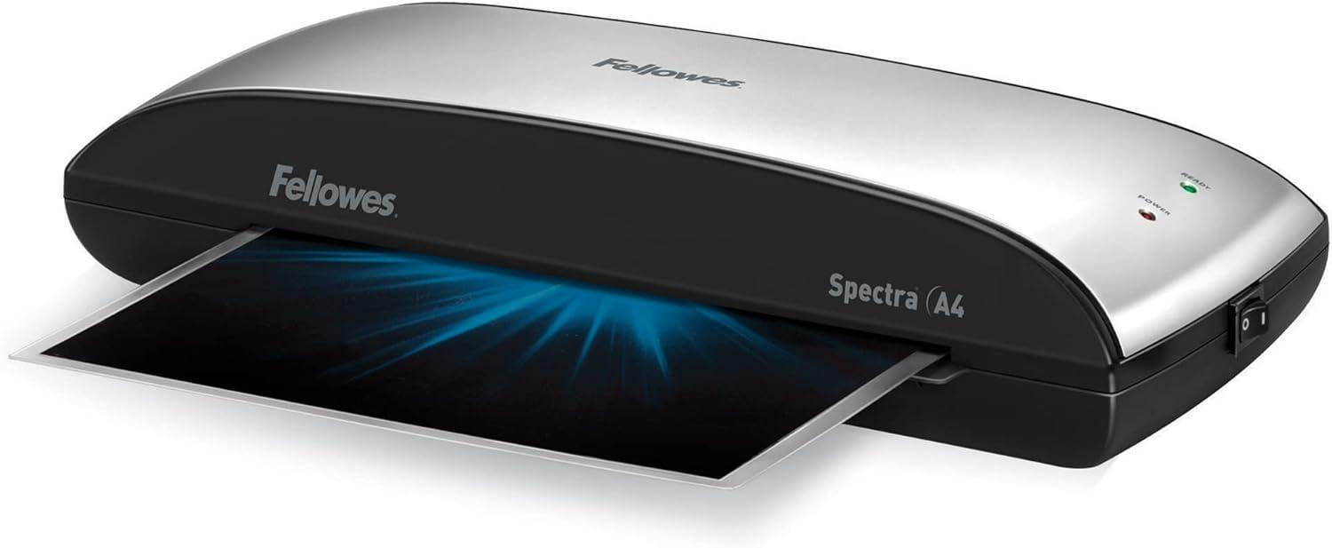 fellowes fellowes plastificatrice spectra a4 laminator grigia+kit 10 pouches - foto 3
