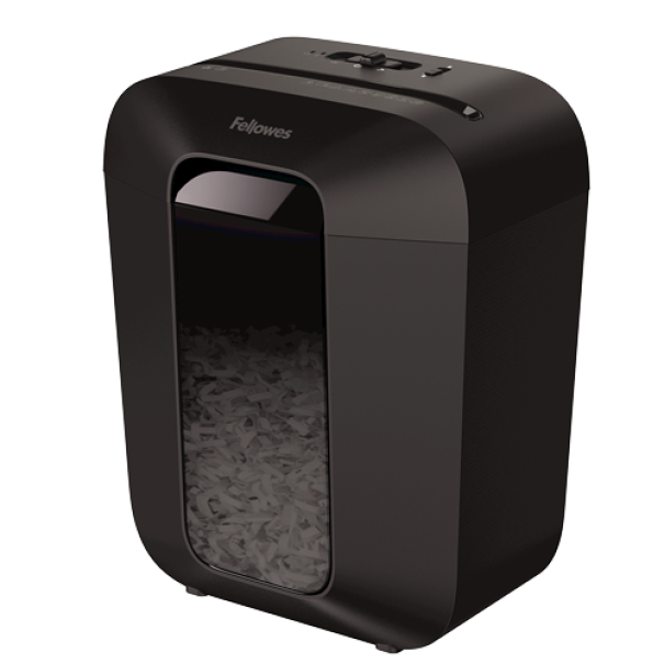 fellowes fellowes distruggi documenti manuale a frammento lx50 9 fogli 17 litri nero - foto 1